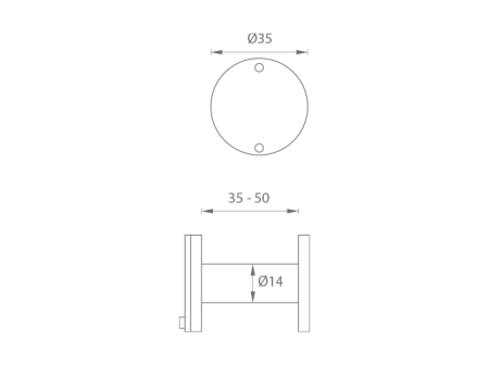 Türspion MP JNF - IN.23.010 (TB - Titanschwarz)