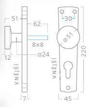 Türbeschlag ACT Monte HR (F4)