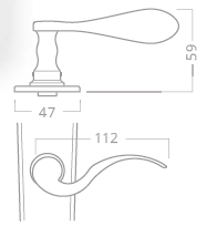 Türbeschlag ACT Kampa (BRONZE)