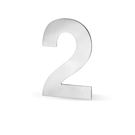 Fassadennummern ACT - 12 cm (Edelstahl)