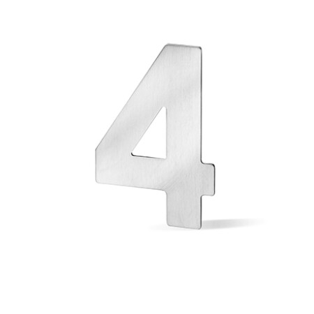 Fassadennummern ACT - 12 cm (Edelstahl)