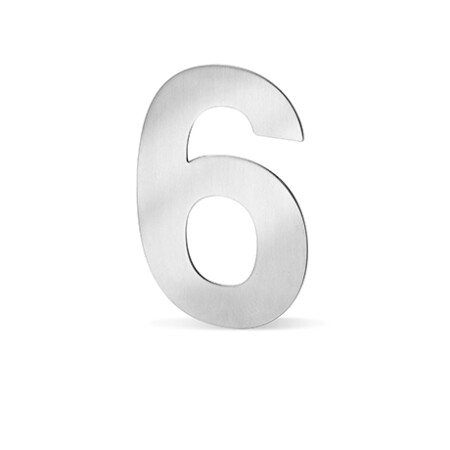 Fassadennummern ACT - 12 cm (Edelstahl)