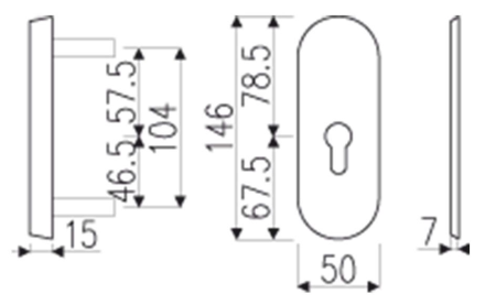 Sicherheitsrosette RICHTER R103.PZ (F1, F4, F9)