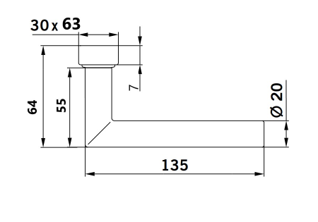 Feuerschutzbeschlag TWIN VISION H 8906 Z (E)