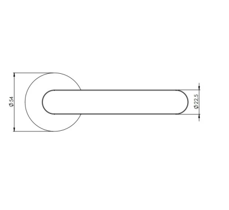 Türbeschläge MP Avus Piatta S - R (Graphitschwarz)