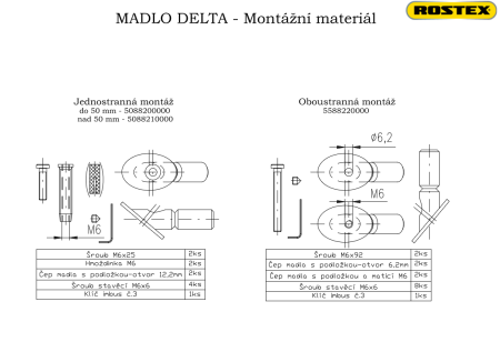 Türgriff ROSTEX DELTA (MATTER EDELSTAHL)