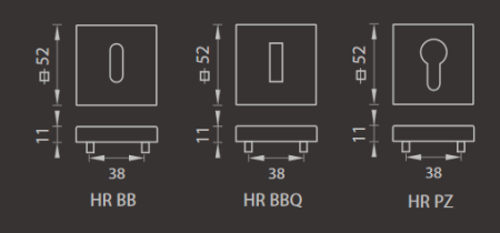 Türbeschlag MP Favorit-HR 2002Q (BN – GESCHLIFFENER EDELSTAHL)