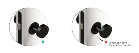 Türbeschläge QOLIBRI Smartbloc USA Knauf/Knopf (schwarz satiniert)