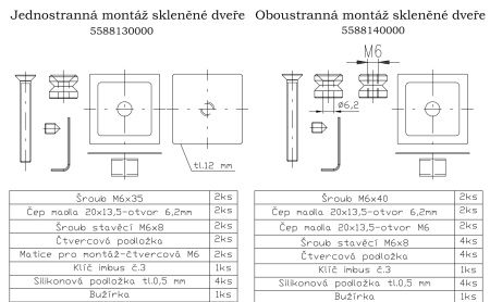Türgriff ROSTEX GAMA (schwarz) - einseitig