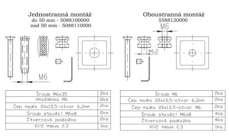 Türgriff ROSTEX GAMA (schwarz) - doppelseitig