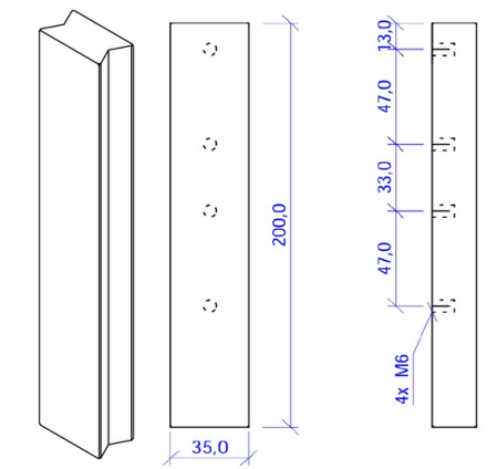 Twin HS GRIP Türgriff (CM)
