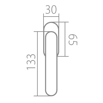 Fensterbeschlag TWIN INNER P 660 RO - 4 Positionen (CH-SAT)