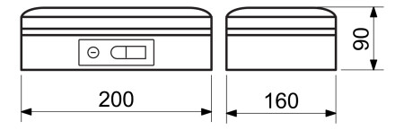 Stahl-Geldkassette mit Hebel RICHTER LC.200 (mattschwarz)