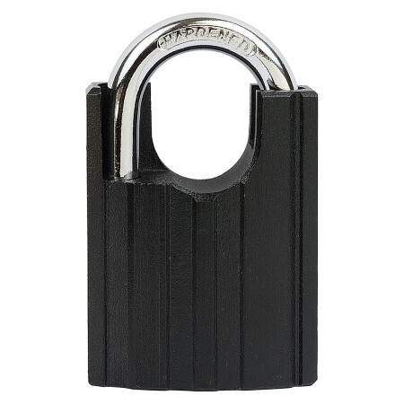 Stahlvorhängeschloss mit Bügelabdeckung RICHTER RV.STONE.50