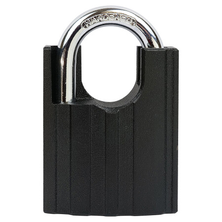 Stahlvorhängeschloss mit Bügelabdeckung RICHTER RV.STONE.63