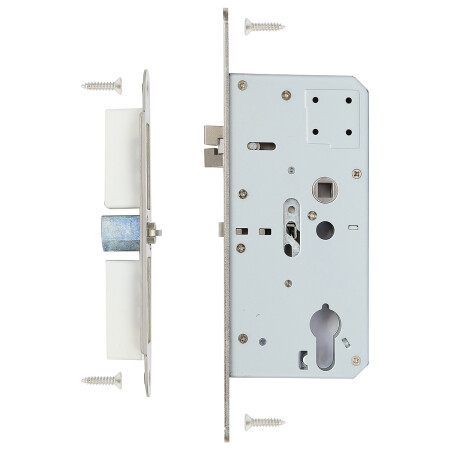 RICHTER Einsteckschloss mit Panikfunktion "E", selbstverriegelnd, für Kugel-/Drückergarnituren.Z.302-SZ.PA.KO.72/55/20.PL