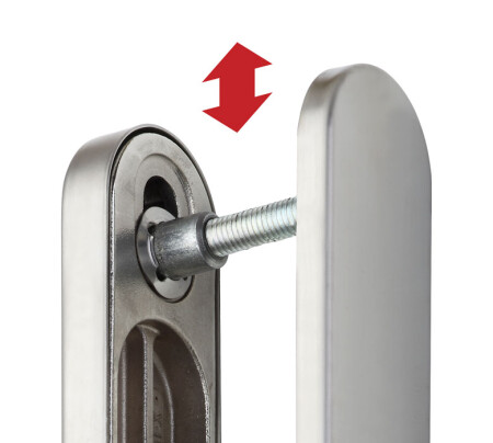 Sicherheitsbeschläge ROSTEX R1 ASTRA (CHROM EDELSTAHL POLIERT)