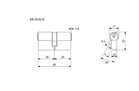 Richter EURO BASIC RC1 zylindrischer Gebäudeeinsatz