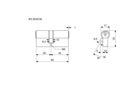 Richter EURO ZERO RC1 zylindrischer Gebäudeeinsatz