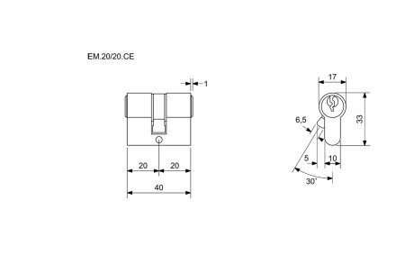 Richter EURO MINUS RC1 zylindrischer Gebäudeeinsatz