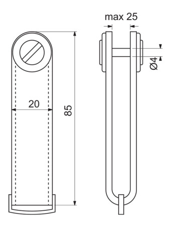 Richter Leder-Schlüsselanhänger RP.ORGANIZER.MOD