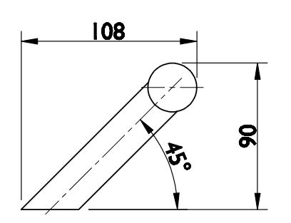 Türgriff Twin BF 118010 (E) - abgewinkelt - Paar
