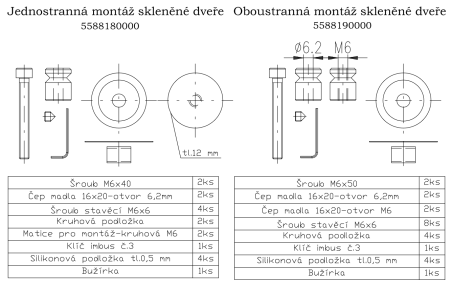 Türgriff ROSTEX OMEGA (schwarz) - einseitig