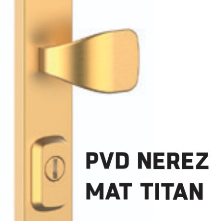 Sicherheitsbeschläge ROSTEX RN4 FONDI (EDELSTAHL MATTITAN)