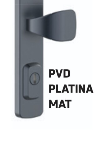 Sicherheitsbeschläge ROSTEX RN802 FONDI (PLATINMATTE)