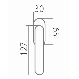 Fenstergriff TWIN NICOL P 401 RO (Z, XR)