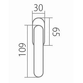 Fenstergriff TWIN ELEGANT BA 1225 RO (A,CH,CH-SAT,NI-SAT,ABR,SM)