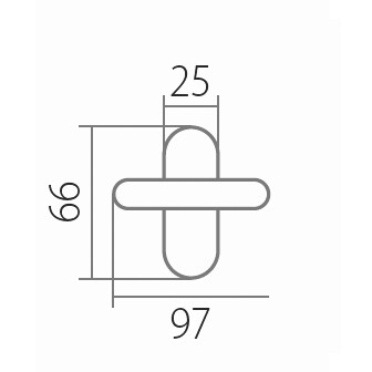 Fenstergriff TWIN ELEGANT BA 1225 FO (A,CH,CH-SAT,NI-SAT,ABR)