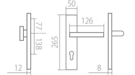 Sicherheitsbeschlag TWIN TUKE HTSI DEF (CH-SAT)