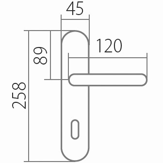 Türbeschlag TWIN AMADEUS BA 1360 (A)