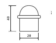 Türstopper TWIN G 1001 (A, NI-SAT, F1, F9, F4,CM)