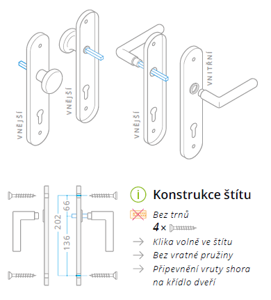 Türbeschlag ACT Dora OV ECO (EDELSTAHL)